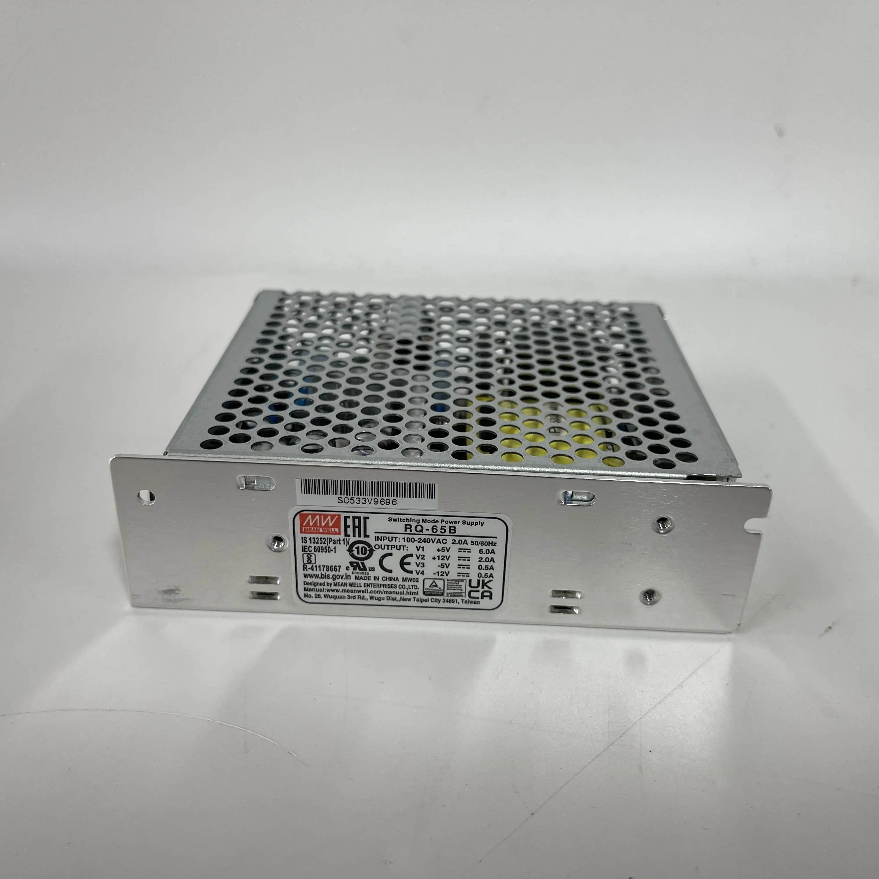 Mean Well Switching Mode Power Supply RQ-65B Mean Well Switching Mode Power Supply RQ-65B