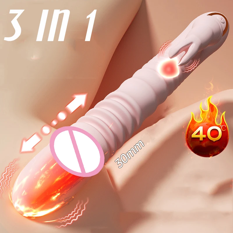 Usb Rechargeable Thrusting Rabbit Vibrator Adult Sex Toys Small Vibrating  Bullet Vibrator Egg Women