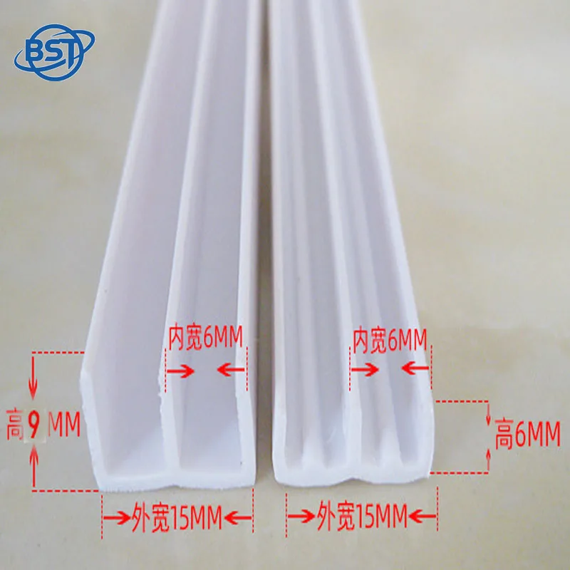 Pvc Guide Rail PVC Plastic Guide Rail Track Free Samples Extruded Profile Pet Cage W ...
