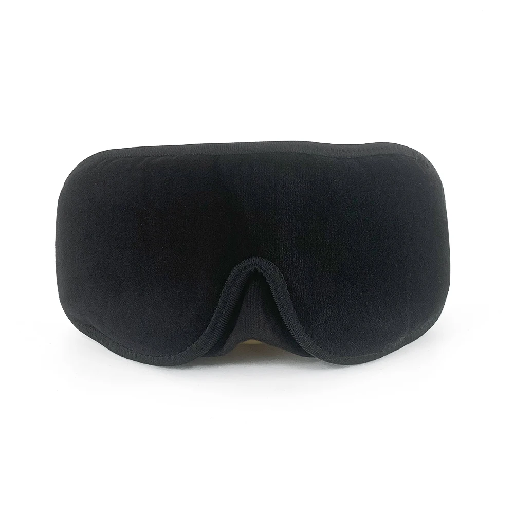 3d Sleep Mask With Logo Blindfold 100 Cotton Velvet Super Soft Block