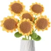 Seven-ringed pointed double-leaf sunflower
