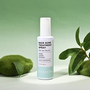 Wholesale OEM ODM Natural Gentle Tea Tree Oil Body Mist Spray for Women Acne Caring Soothing Calming Repairing Skin Brightening