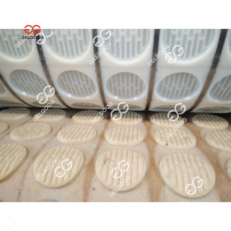 Gelgoog China Bakery Electric Oven Plasm Biscuit Making Machine Rectangular Almond Biscuit Forming Machine