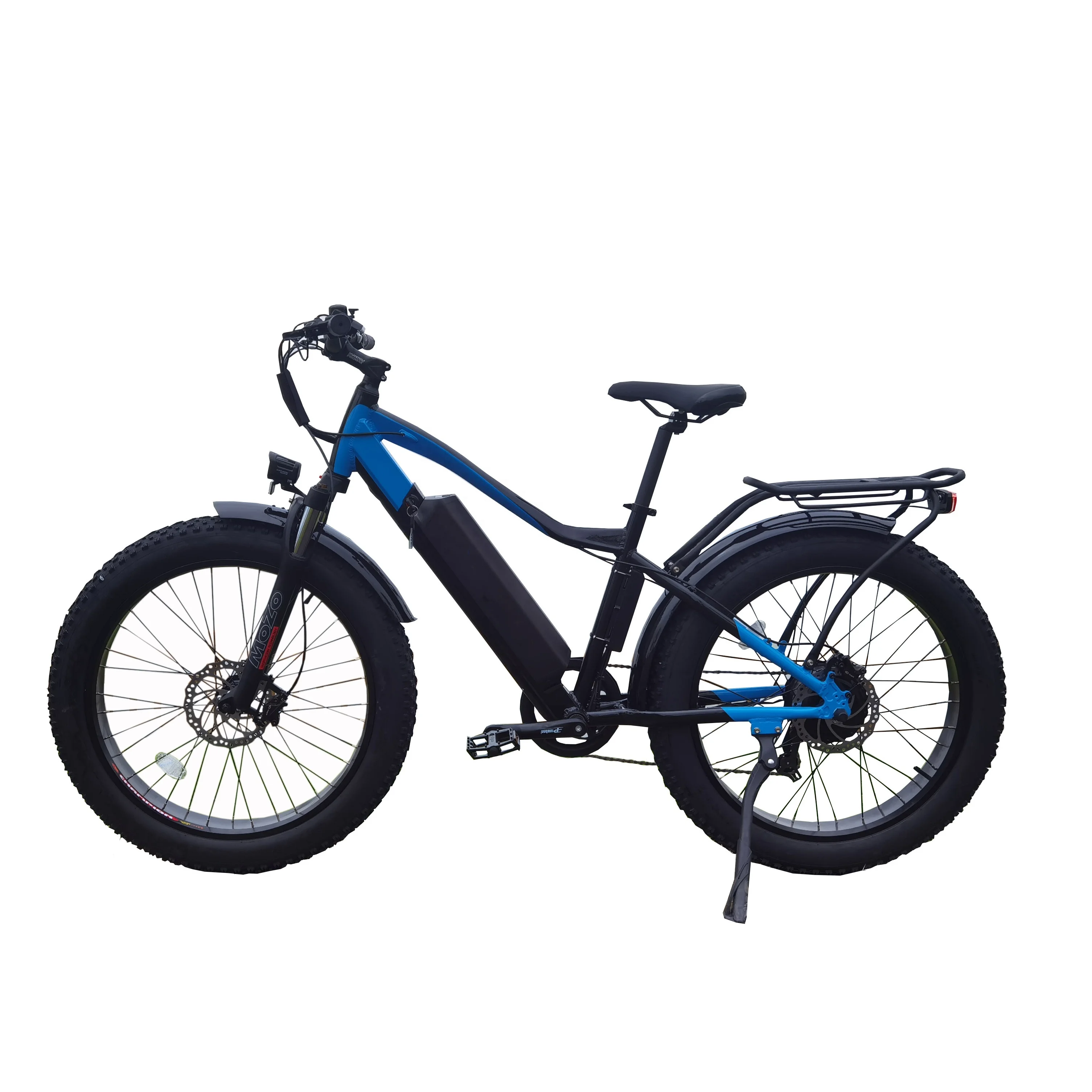 High Speed 48V 15Ah Step Over Electric Bicycle 26 Inch 750 Watt Powerful Hunting Mountain Fat E-bike For Sale