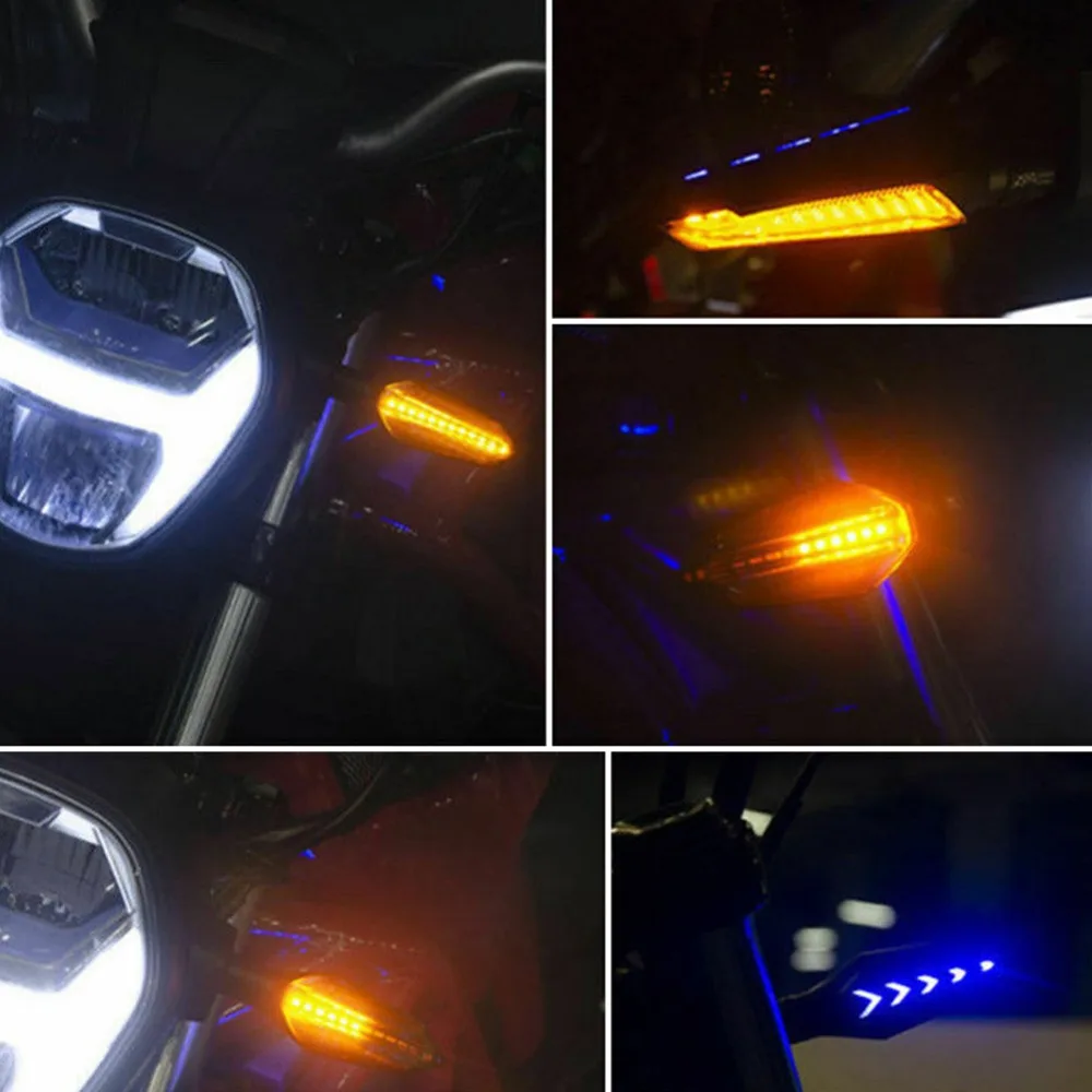 Universal Motorcycle Led Turn Signal Lamp Sequential Flowing Flash