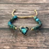 Blue Sea Sediment Ocean Jasper Bracelet
