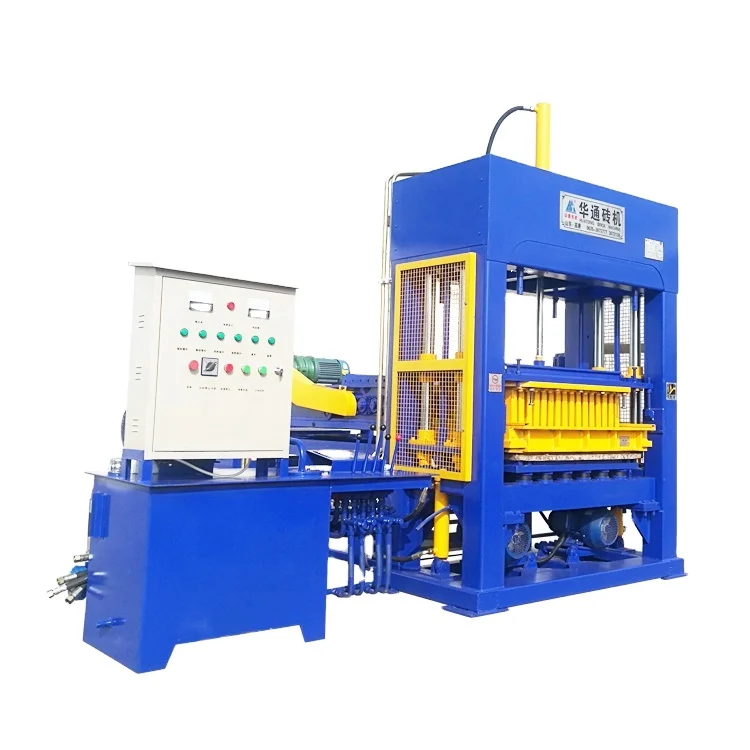 QT7-15 Semi-automatic Block Vending Machine Autocad