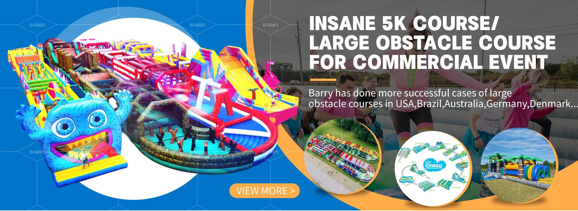 monster obstacle course inflatable inflatable water park obstacle course commercial inflatable obstacle course