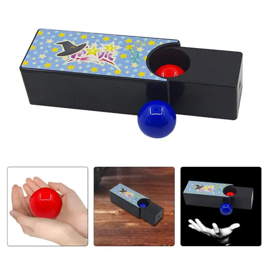 Box Turning The Red Ball Into The Blue Ball Magic Tricks Close Up Magic Props*DE 