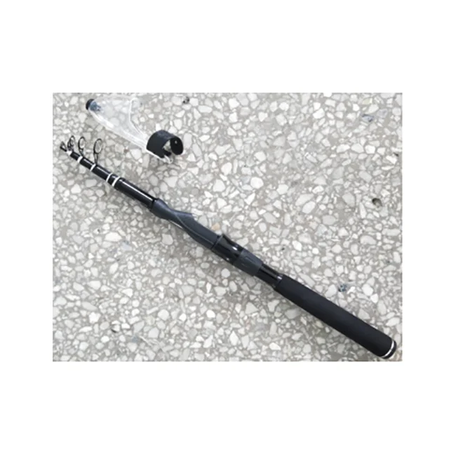 carbon telescopic convenient and durable fishing rod fishing