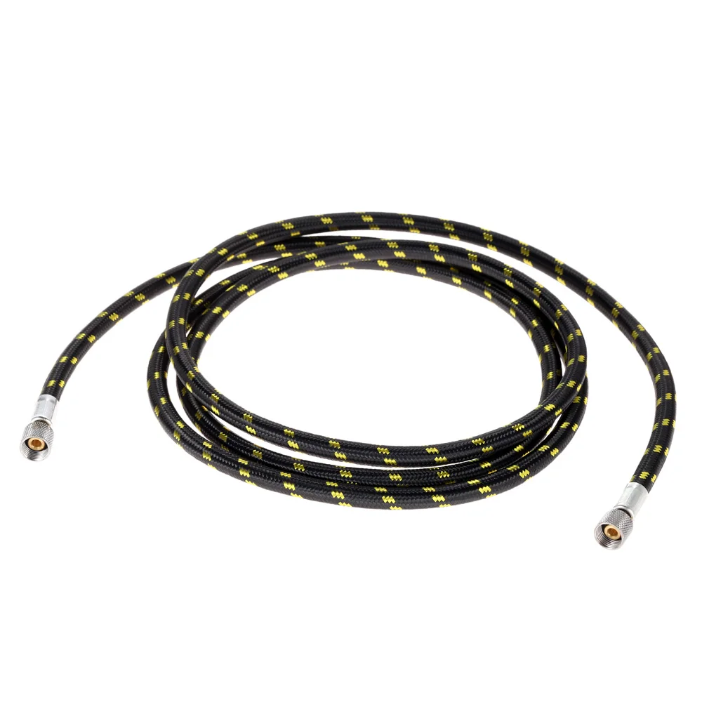 Master Airbrush Premium 10 Foot Nylon Braided Airbrush Hose with Standard 1/8 Size Fittings on Both Ends (Hose Color May Vary)