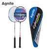 Raquette de badminton monobloc en alliage d'acier au carbone FH137