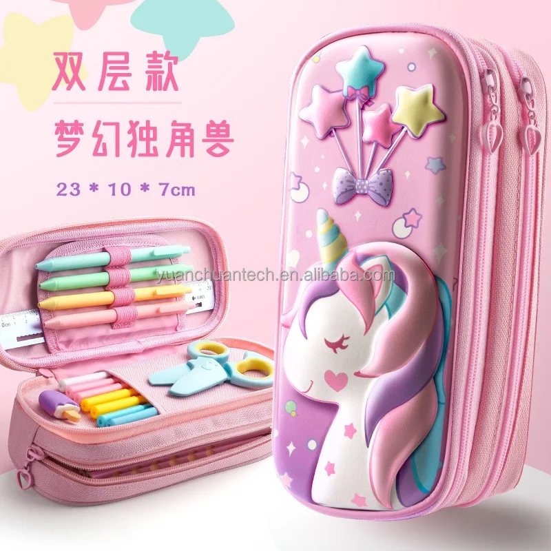 2 Pieces Multifunctional Pencil Box for Girls Unicorn Multifunction Pencil  Case Plastic Mermaid Penc…See more 2 Pieces Multifunctional Pencil Box for