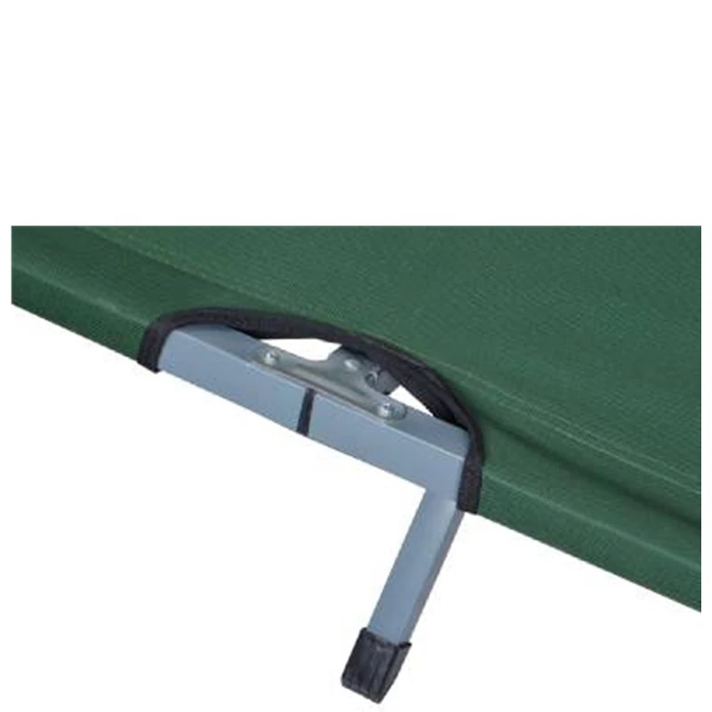 Outdoor Camping Travel Portable Foldable Steel Camping Bed Frame, Office Nap, Beach Vocation and Home Lounging 8