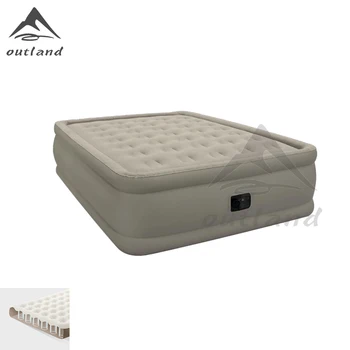 Outdoor air mattress single, double camping tent folding air bed with automatic sleeping mat