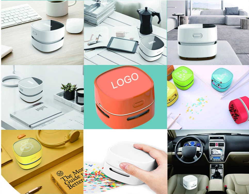 
Пользовательский портативный мини-пылесос с перезаряжаемой батареей, Настольный пылесос для дома 