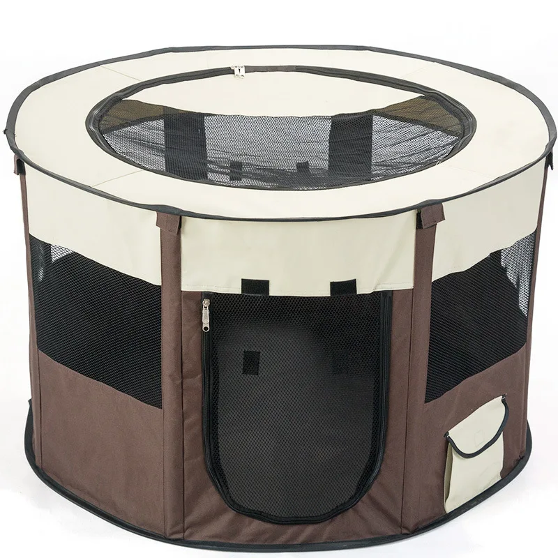 High Quality Mesh Visible Indoor and Outdoor High Resistant Portable Foldable Puppy Enclosure Pet Dog Playpen details