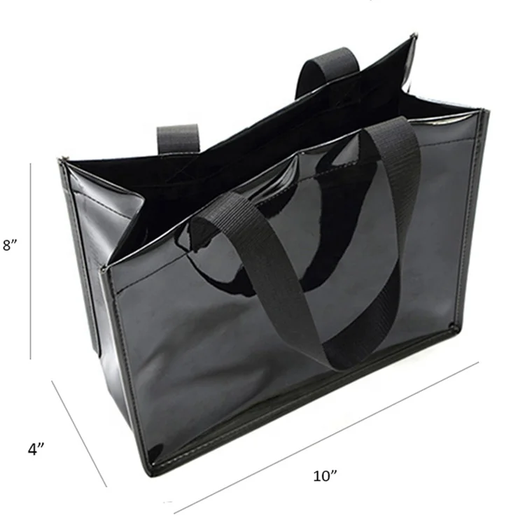 Black Glossy Pvc Bag Large Shiny Pvc Tote Bag - Buy Shiny Pvc Tote Bag ...