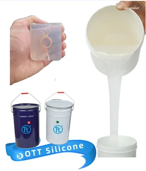 Free sample Silicone rubber Transparent mold silicone rubber make crafts rtv2 liquid silicone