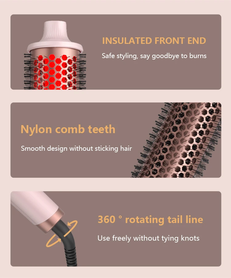 product mesky new hot thermal brush with lcd display infrared curling comb for household hotel commerce use-6