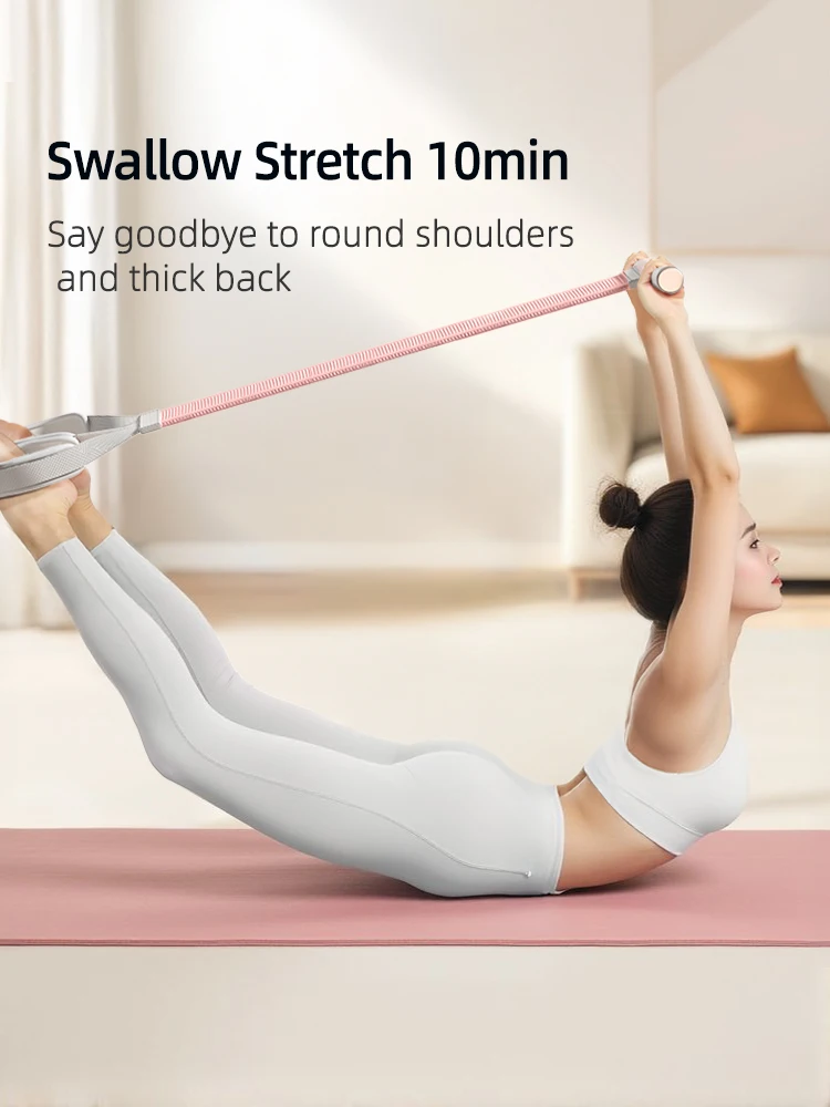 Fitness Accessories Full Body Exercise Stretching Belt Anti slip Fabric product detail 3