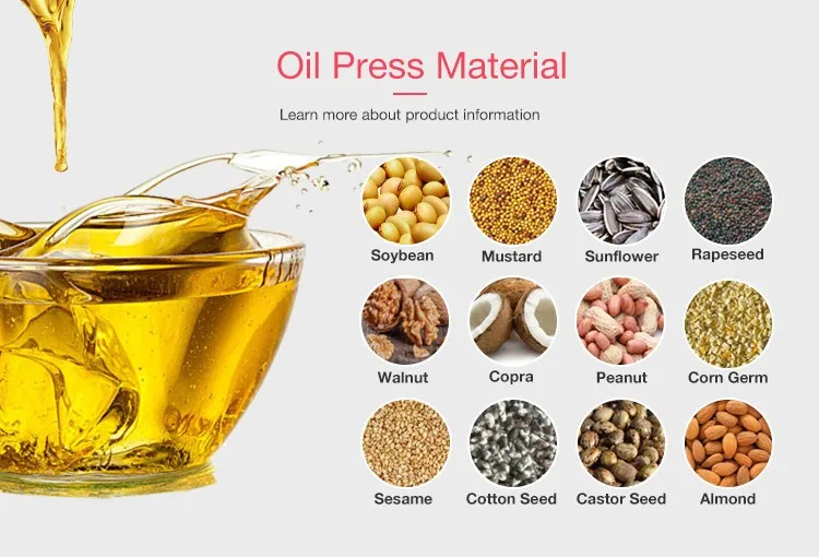 25-35 kg/hr soybean peanut oil presser press machine equipment extraction industry