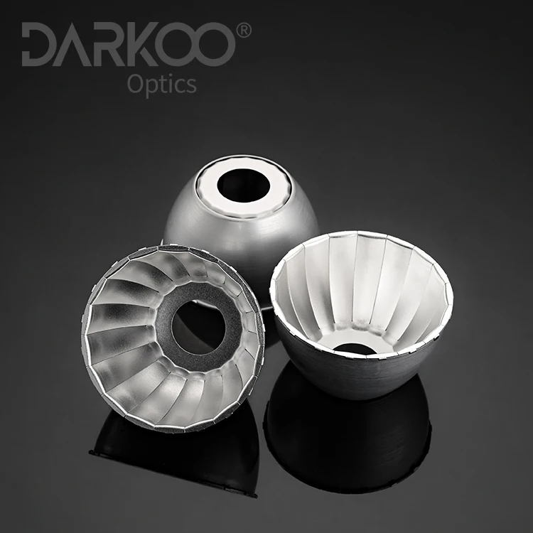 Parabolic Aluminized Led Light Cob Reflector 92Mm 24 Degree Downlight Reflector