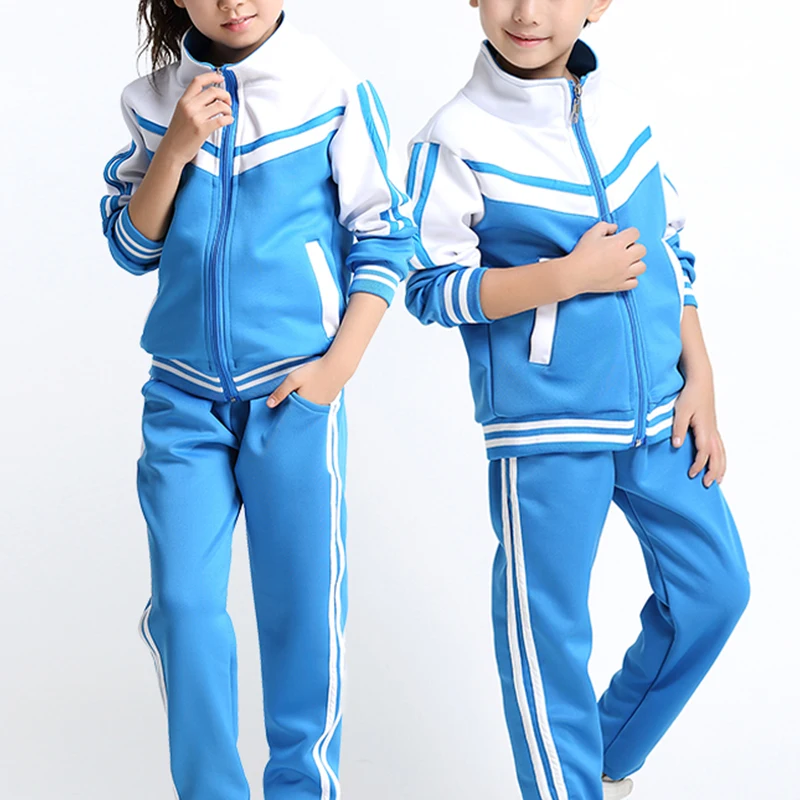 Custom Made Kindergarten Modern School Tracksuit Uniforms Set School  Uniforms and Sportswear for Boys and Girls