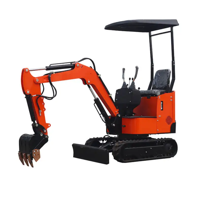 New Micro Small Mini Bagger Crawler Mini Digger Excavator Pelle Escavator Minibagger Earth-moving Machinery Excavators 1 2 Ton