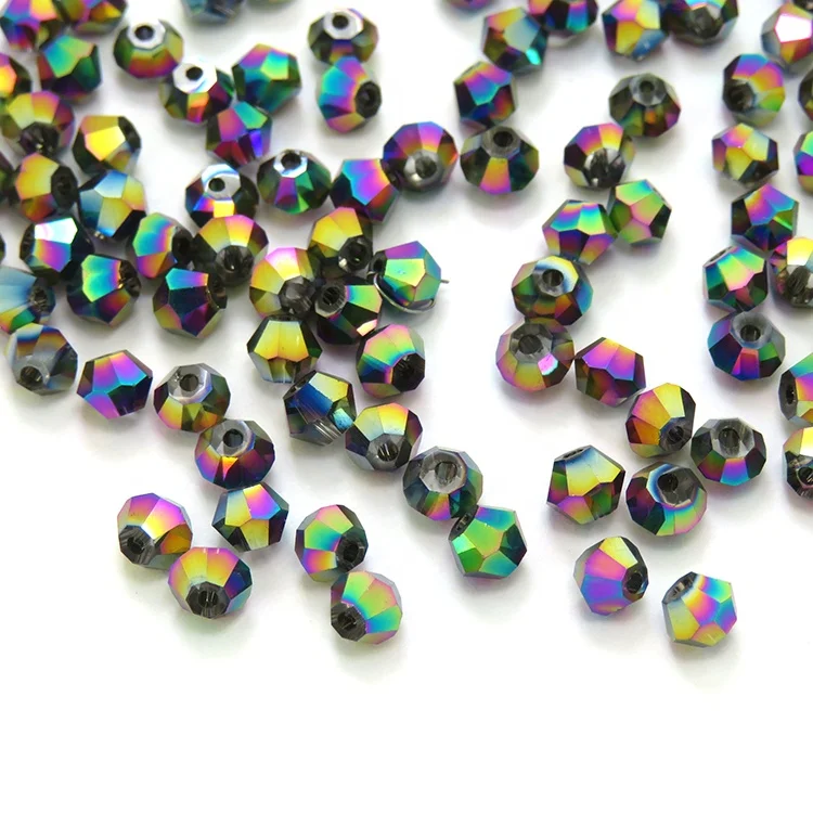 5 Pezzi Perline Sciolte In Vetro A Forma Zucca Rotonda Pois - Foto 10