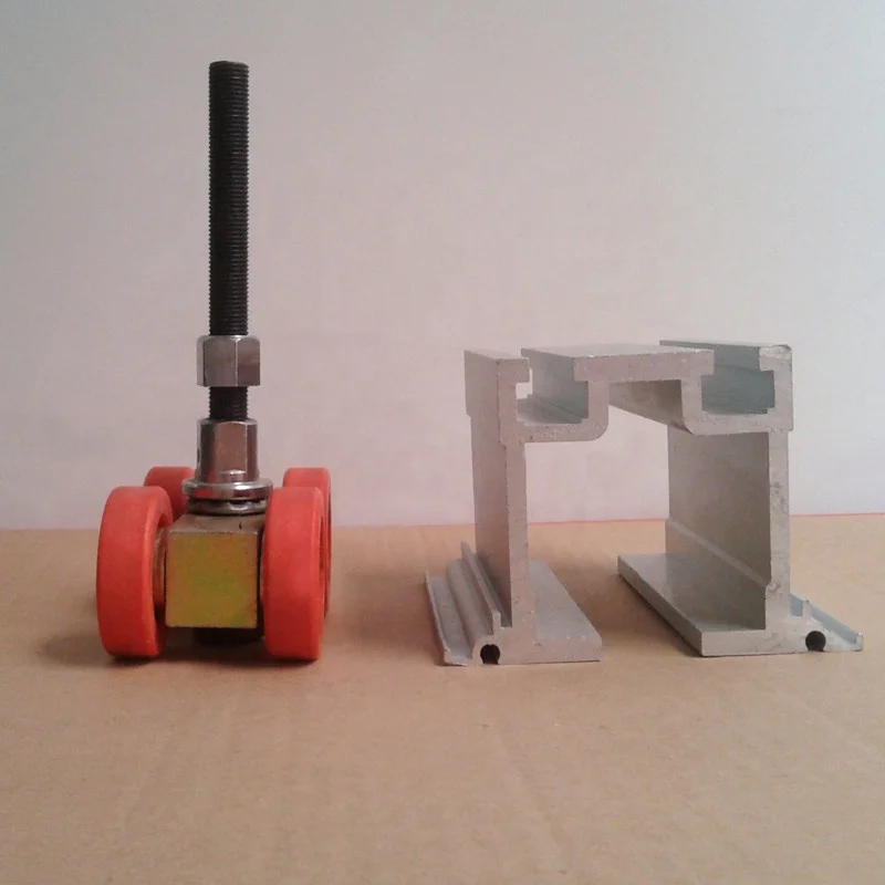 Aluminium Track Movable Wall Partition System Wheel Carrier Track for Folding Partition