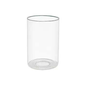 Home decorative cylinder clear glass bubble lamp shade