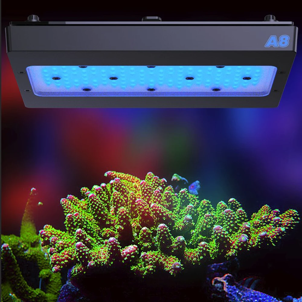 A8se Programmable 215w Wifi Full Spectrum Aquarium Marine Led Lights