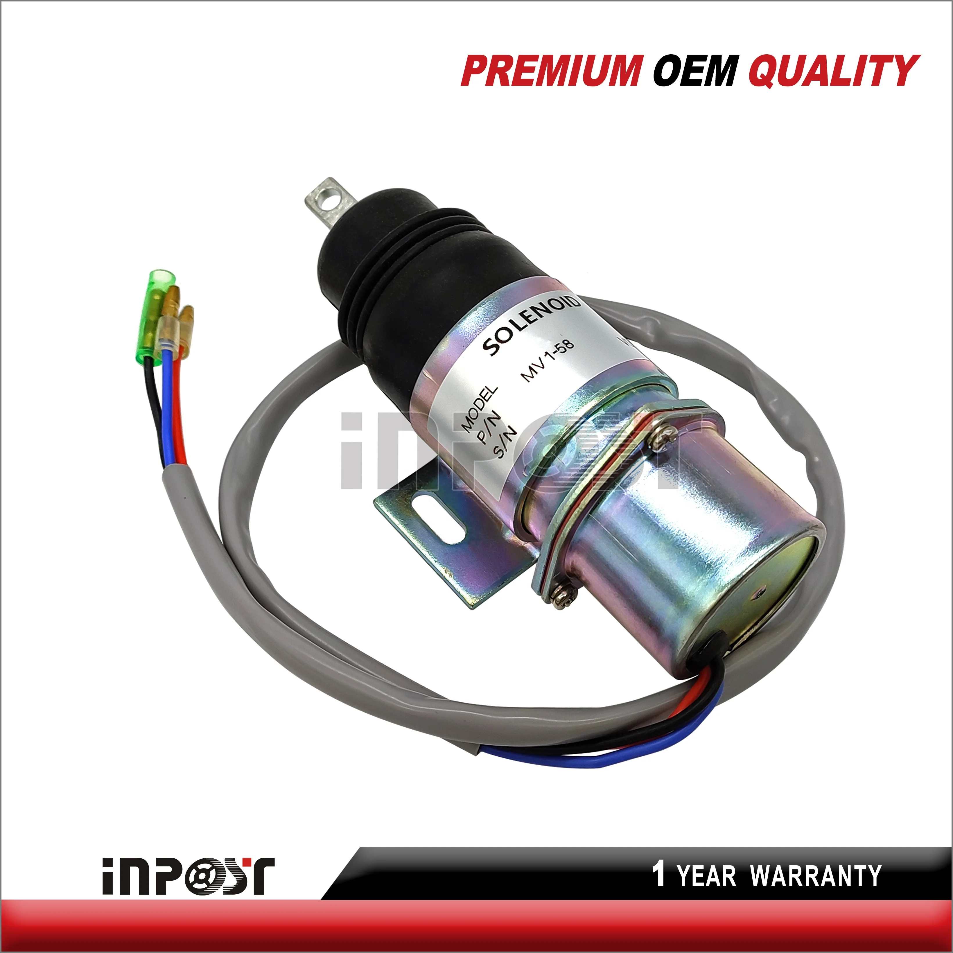 停止ソレノイド12V MV1-58いすゞエンジン遮断用ソレノイド