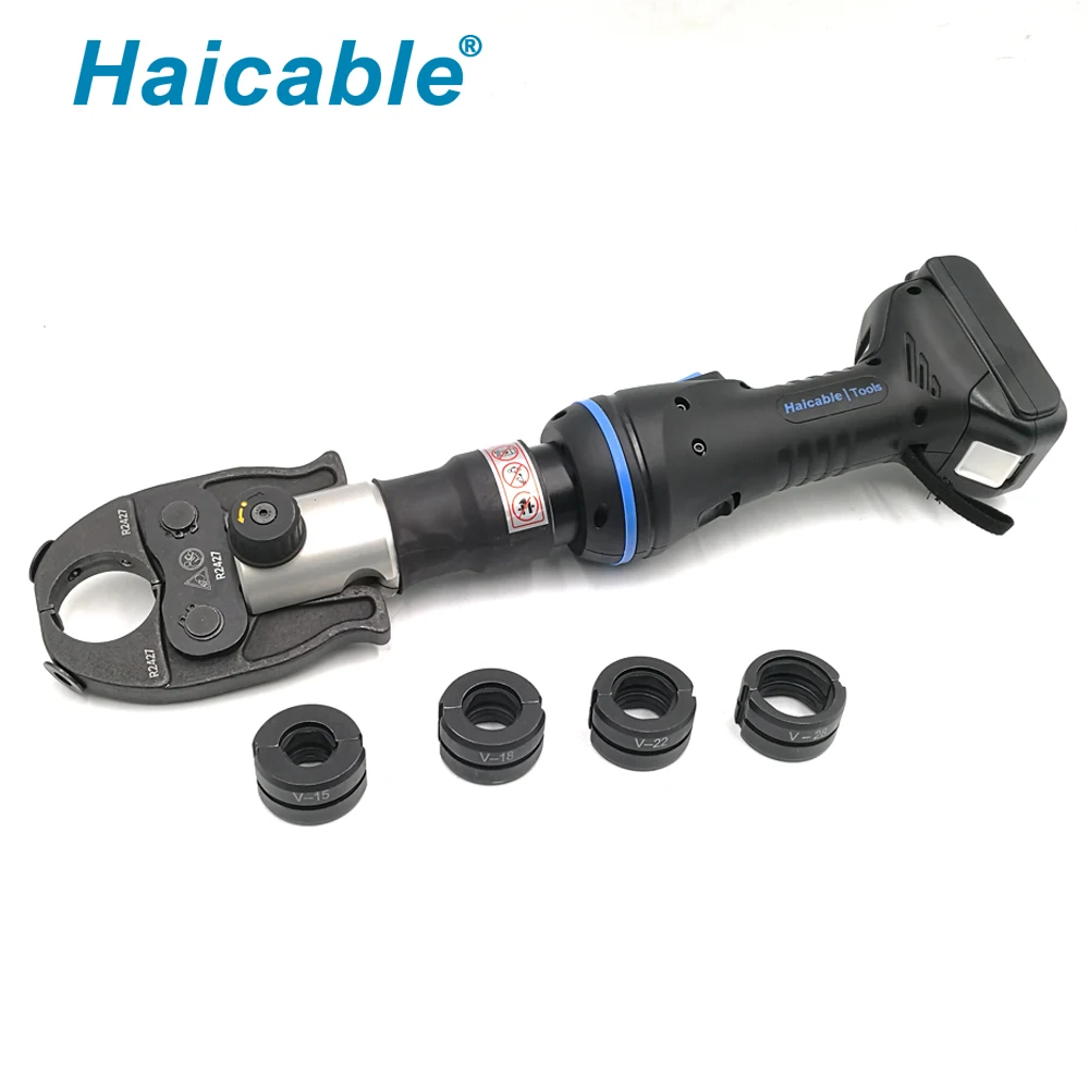 Crimping Tool for Pex Pipe Hydraulic EP-1332K Battery Powered Copper Pipe Pressing Crimper