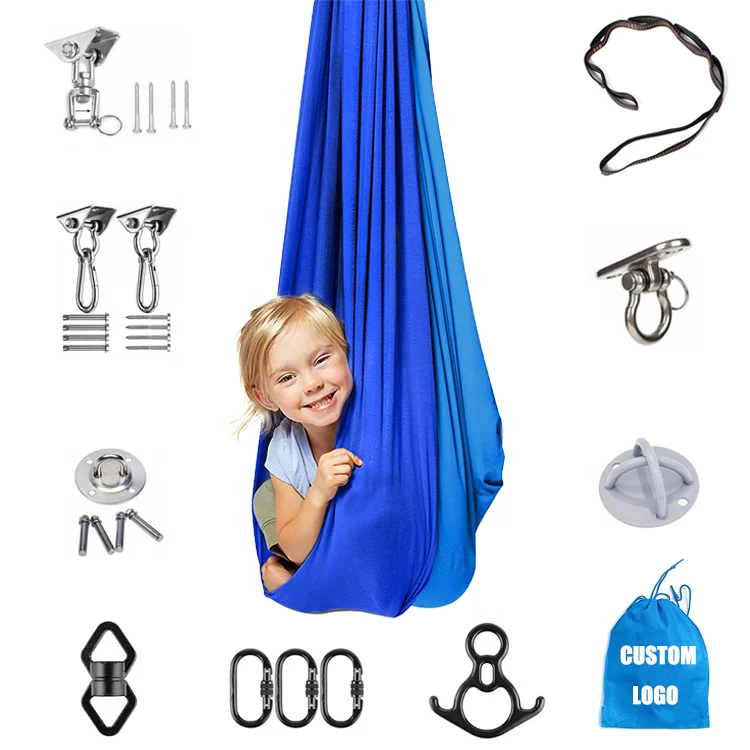 Welcome OEM Kids Aerial Hammock Snuggle Sensory Integration Swing