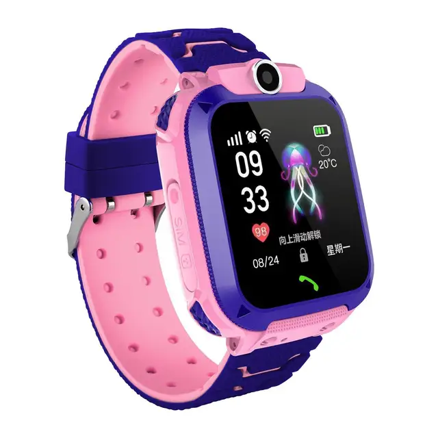 Q12 Waterproof Kids Smart Watch Sos Antil-lost Smartwatch Baby 2G Sim Card Clock Call Location Tracker Inteligente smart Watch
