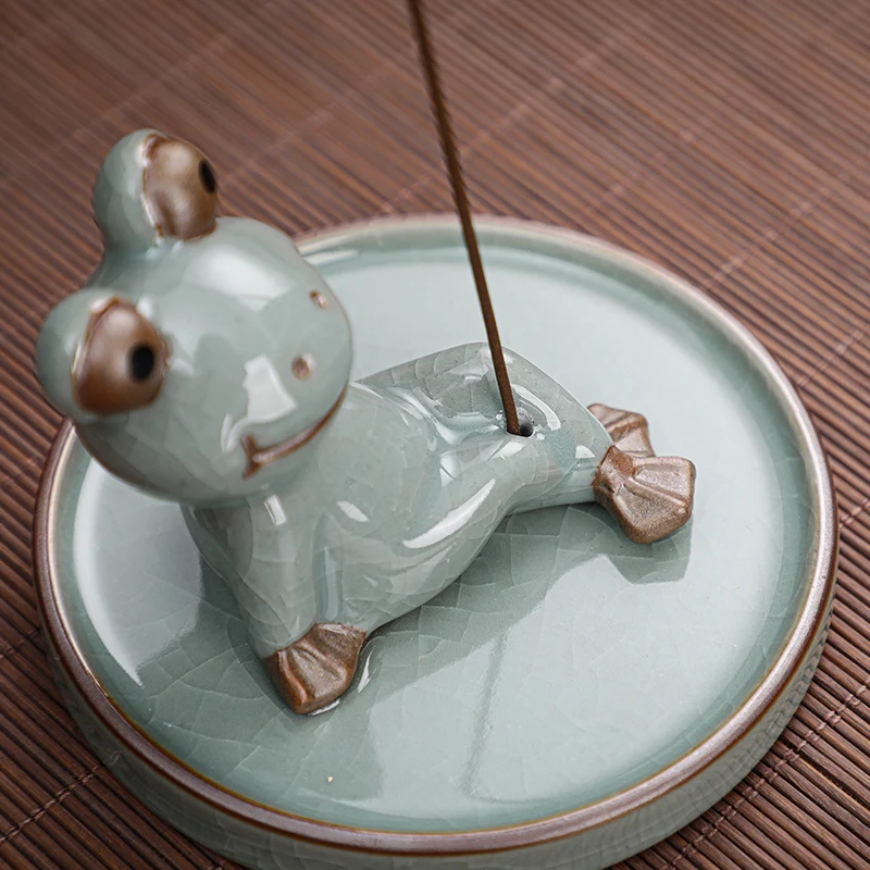 Wierookhouder voor Stokjes Keramische wierookbrander Creatieve terugstroom wierookbrander Indoor Home Office Aromatherapie Ornamenten Wierookbrander