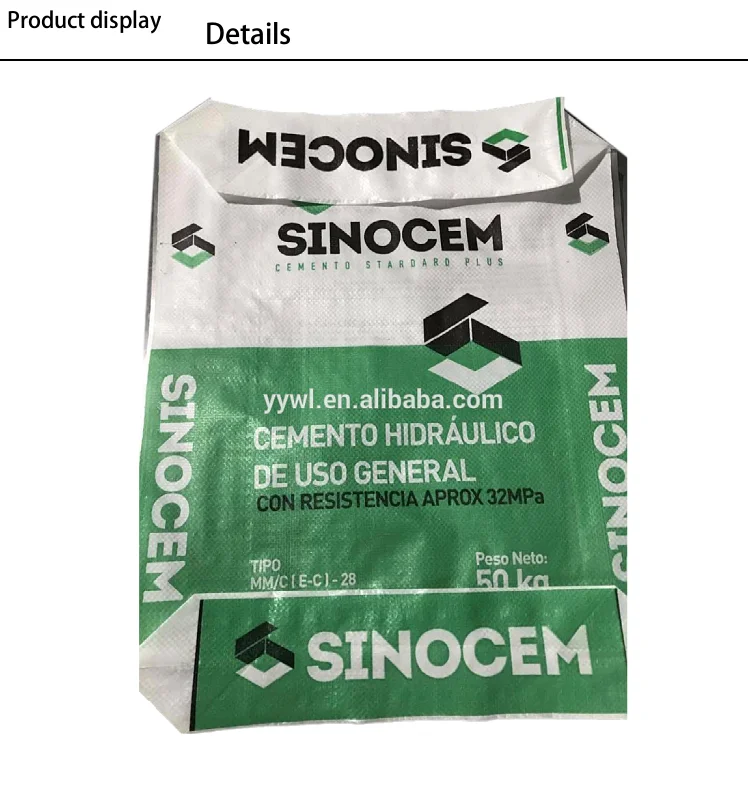 PP Composite Plastic Laminated PP Woven Valve Bags for Chemical Fertilizer and Putty Cement Industrial Use