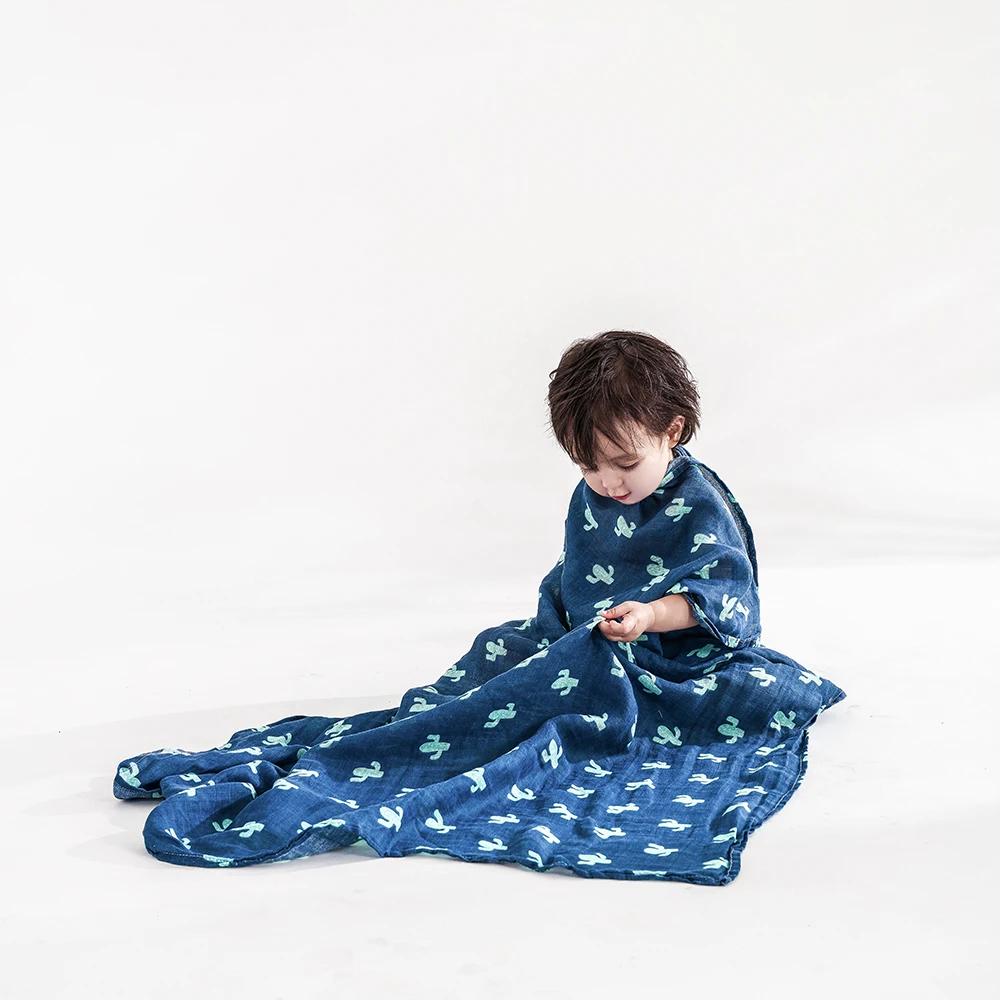 Kangobaby Customized Private Label Muslin Swaddle Cotton Muslin Wraps