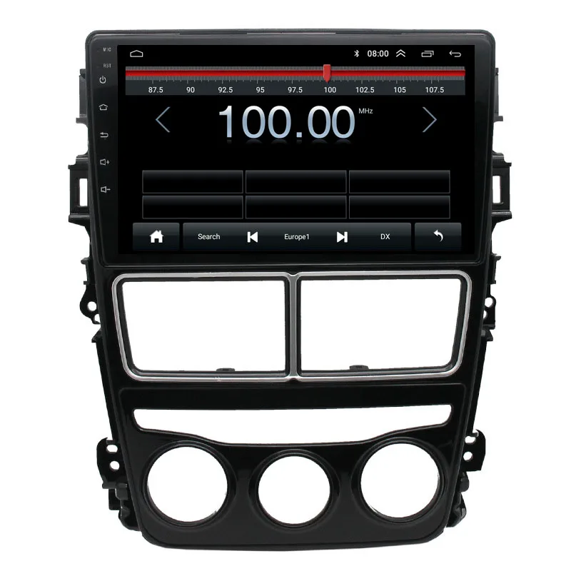 Navigation GPS Head Unit Radio for Toyota Vios Yaris 2018 2019 Auto Radio 2 Din Android DVD Car Multimedia Video Player Stereo