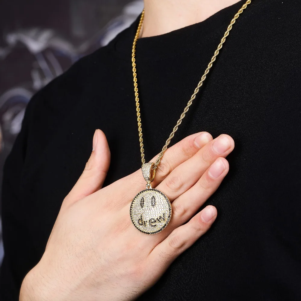 Trendy Hip Hop Iced Out Full Zircon 