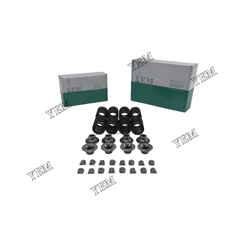 Excavator Accessories 6BD1 6BG1 6HE1 6HK1 Valve Spring and Spring Seat Valve Cotter for Isuzu Genuine Parts