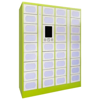 intelligent heated food locker QR code pick up food locker with UV light