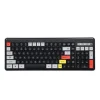Black / Red-Yellow Multi-color