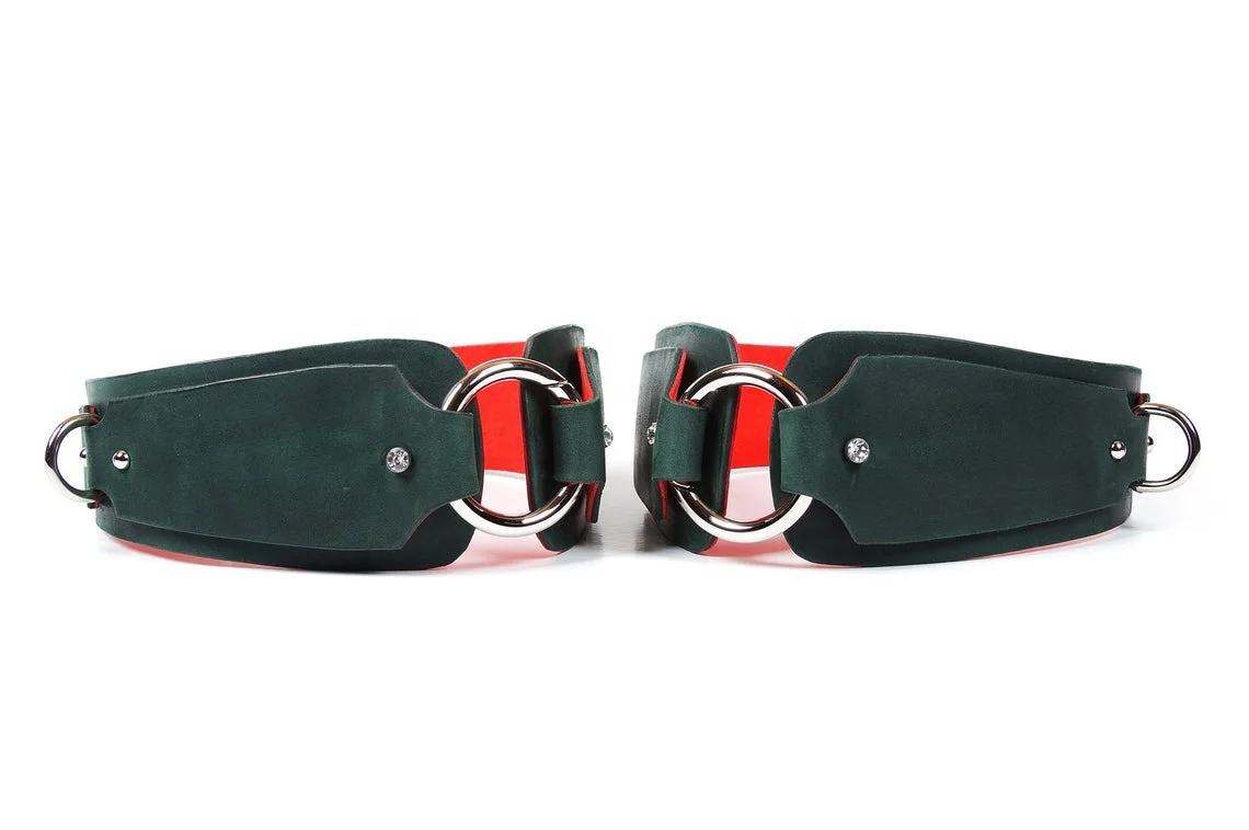 BDSM Leather Hogtie Set - Submissive Gear & Accessories
