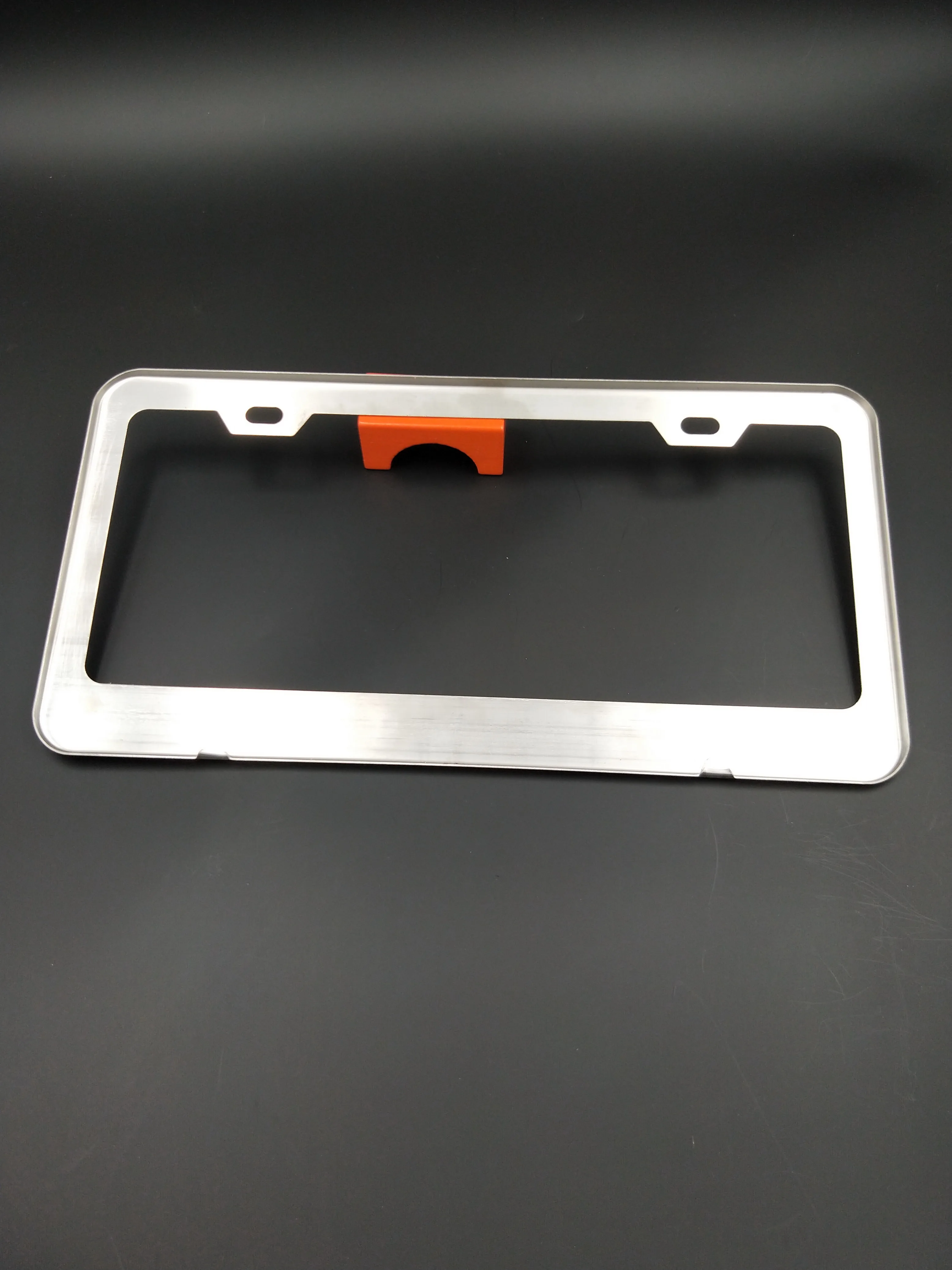 Stocked Custom Plain Heavy Duty Chrome License Plate Frame Stainless Steel