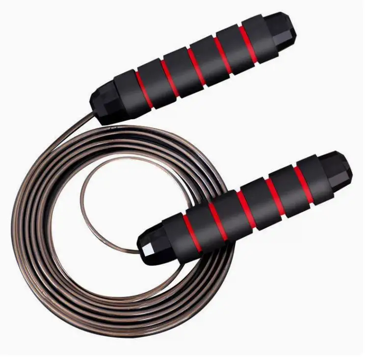 Wholesale Customized Logo Jump Ropes Adjustable Exercise Workout Skipping Rope at an Price