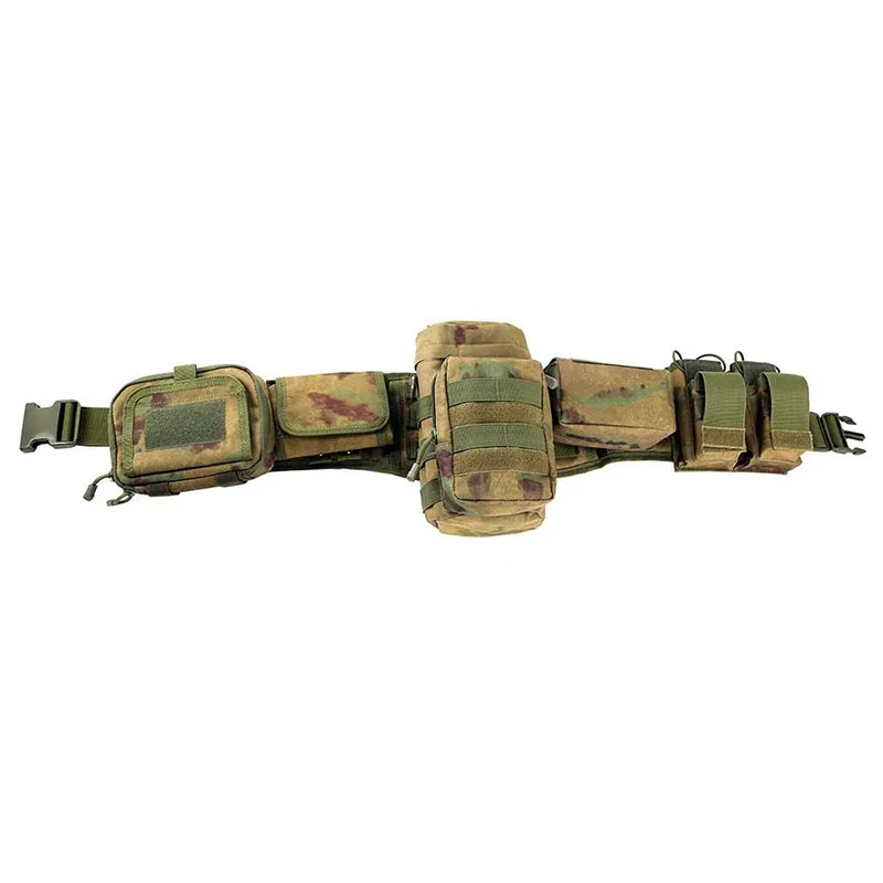 Adjustable Detachable Camouflage Tactical Waist Wrap Set Multi-functional Outdoor Combination Belt Accessory Package Set