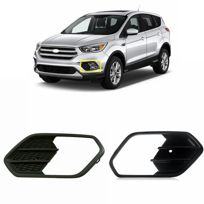 غطاء المصباح الأمامي للضباب الأيمن واليسار للسائق لسيارة Ford Escape Kuga 2017 2018 2019